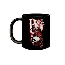 Caneca de Porcelana Preta Banda Pearl Jam Rock Clássico 90 Caneca de Porcelana Preta Banda Pearl Jam Rock Clássico 90