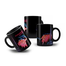 Caneca de Porcelana Preta Black Sabbath Album Paranoid Art Caneca de Porcelana Preta Black Sabbath Album Paranoid Art