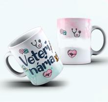 Caneca de porcelana profissão veterinária