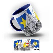 Caneca de Porcelana Recife Pontos Turísticos 325 ml. Caneca de Porcelana Recife Pontos Turísticos 325 ml.