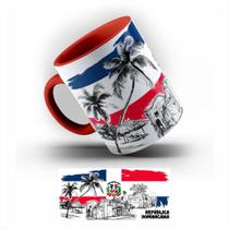 Caneca de Porcelana República Dominicana Pontos Turísticos 325 ml. Caneca de Porcelana República Dominicana Pontos Turísticos 325 ml.