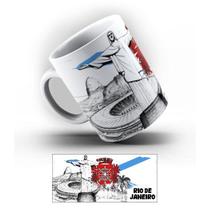 Caneca de Porcelana Rio de Janeiro Pontos Turísticos 325 ml. Caneca de Porcelana Rio de Janeiro Pontos Turísticos 325 ml.