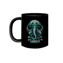 Caneca de Porcelana Rock Death Metal Banda Arkaik 325mL