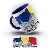 Caneca de Porcelana Romênia Pontos Turísticos 325 ml. Caneca de Porcelana Romênia Pontos Turísticos 325 ml.