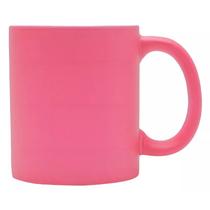Caneca De Porcelana Rosa Para Café Chá Luminus 350ml Lyor