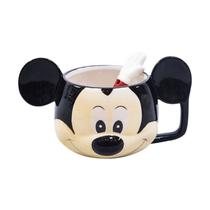 Caneca de porcelana rosto mickey 280ml - disney