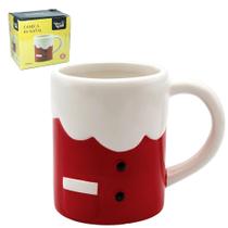 CANECA DE PORCELANA ROUPA PAPAI NOEL 330ML Natal - WINCY