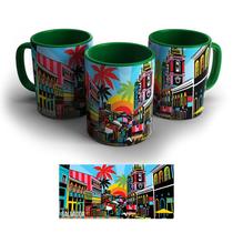 Caneca de Porcelana Salvador Pontos Turísticos 325 ml.