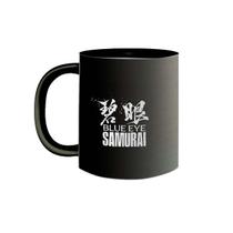 Caneca de Porcelana Samurai de Olhos Azuis Nova Serie