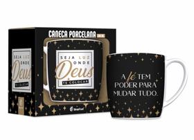 Caneca de Porcelana Seja Luz Onde Deus Te Colcar - Brasfoot
