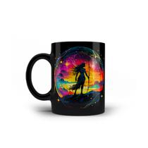 Caneca de Porcelana Signos Zodíaco Símbolo Sagitário 325mL