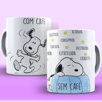 Caneca de porcelana Snoop c/ café s/ café