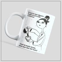 Caneca de porcelana - Só queria que alguém me desse dez mil reais!