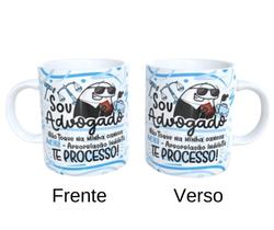 Caneca de Porcelana - Sou Advogado - Flork Meme - LIVE