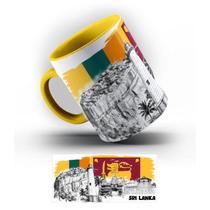 Caneca de Porcelana Sri Lanka Pontos Turísticos 325 ml. Caneca de Porcelana Sri Lanka Pontos Turísticos 325 ml.