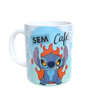 Caneca de porcelana stitch Para presente Ref 25