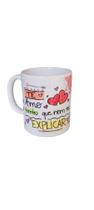 Caneca de porcelana - te amo tanto que nem sei explicar