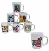 Caneca de Porcelana Tematica Dia Dos Pais Sortidas 120ml - Sao Francisco