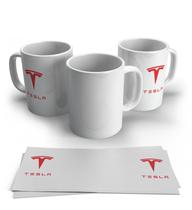 Caneca de Porcelana Tesla Vermelho