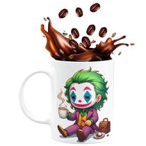 Caneca de Porcelana The Joker 325ml Coringa Pudding with Coffee