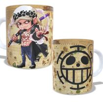 Caneca de porcelana Trafalgar Law One Piece