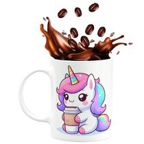 Caneca de Porcelana Unicórnio Cute 325ml Star Cup Caneca de Porcelana Unicórnio Cute 325ml Star Cup