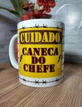 Caneca de porcelanato com personagem para