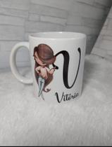 Caneca de porcelanato com personagem Caneca de porcelanato com personagem