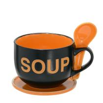 Caneca de sopa com pires 430ml - Espressione