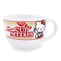 Caneca de sopa de cerâmica Toynk Sanrio Hello Kitty x Nissin Cup Noodles de 24 onças Taça para sorvete, cereais e aveia Xícara de café grande para café expresso, cafeína e bebidas Lindos itens essenciais para casa e cozinha Caneca de sopa de cerâmica Toynk Sanrio Hello Kitty x Nissin Cup Noodles de 24 onças Taça para sorvete, cereais e aveia Xícara de café grande para café expresso, cafeína e bebidas Lindos itens essenciais para casa e cozinha