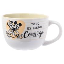 Caneca de sopa Silver Buffalo Mickey & Minnie Todo Es Mejor 700ml