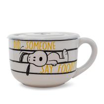 Caneca de sopa Silver Buffalo Peanuts Snoopy & Woodstock 700ml Caneca de sopa Silver Buffalo Peanuts Snoopy & Woodstock 700ml
