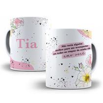 Caneca de tia325ml Caneca Branca Personalizada