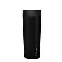 Caneca de viagem Corkcicle Commuter Cup preta fosca 500mL Caneca de viagem Corkcicle Commuter Cup preta fosca 500mL