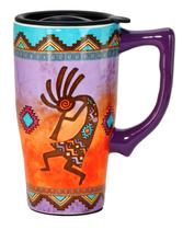 Caneca de viagem de cerâmica Spoontiques Kokopelli Cup 530ml Caneca de viagem de cerâmica Spoontiques Kokopelli Cup 530ml
