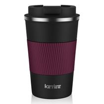 Caneca de viagem KETIEE 12 oz isolada em aço inoxidável à prova de vazamentos