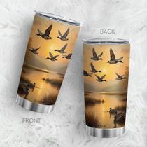 Caneca de viagem Oasisdream Tumbler 600 ml com estampa de pássaros Caneca de viagem Oasisdream Tumbler 600 ml com estampa de pássaros