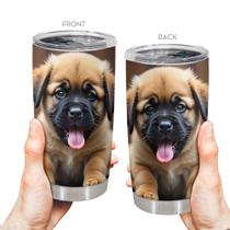 Caneca de viagem Oasisdream Tumbler 600ml de aço inoxidável com tampa