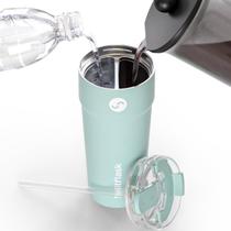 Caneca de viagem Splitflask de câmara dupla 900 ml isolada a vácuo Caneca de viagem Splitflask de câmara dupla 900 ml isolada a vácuo