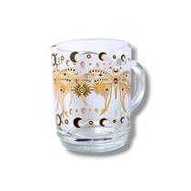 Caneca de Vidro 225 ml Via Mística Ouro Intenso Caneca de Vidro 225 ml Via Mística Ouro Intenso