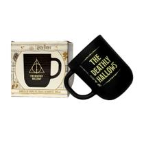 Caneca de Vidro 300ml Harry Potter Plataforma - Reliquias - Marca da Morte - Varinhas (Produto Oficial)