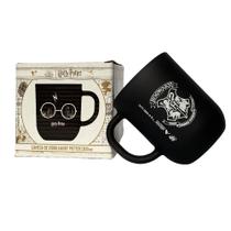 Caneca de Vidro 300ml Harry Potter Plataforma - Reliquias - Marca da Morte - Varinhas (Produto Oficial)