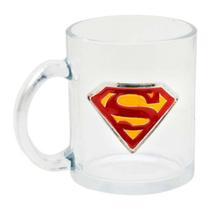 Caneca de Vidro 370ml Brasão Super Homem - Tasco Inport