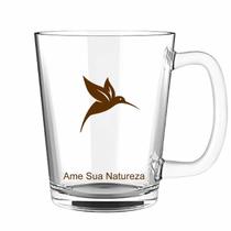 Caneca de Vidro - 450ml Marron - Pura Vida Caneca de Vidro - 450ml Marron - Pura Vida