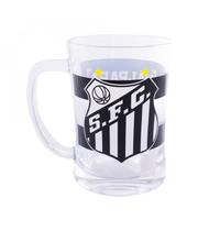 Caneca de Vidro 660ml Santos FC