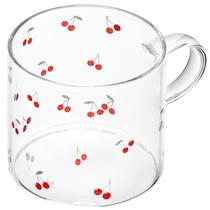 Caneca de vidro borossilicato Cherry Lyor 125 ml Caneca de vidro borossilicato Cherry Lyor 125 ml