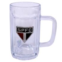 Caneca de vidro brasão 400ml - spfc Caneca de vidro brasão 400ml - spfc