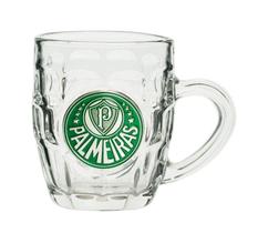 Caneca De Vidro Brasão Palmeiras 310ml Oficial