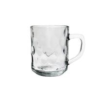 Caneca de Vidro Bubles Relevo Em Casa Tem 245ml