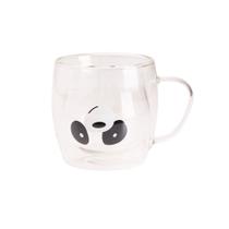 Caneca de Vidro Com Alca Panda - Imaginarium